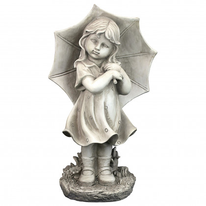 Toscano - Sun Shower Susanna Umbrella Girl Statue