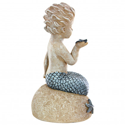 Toscano - Jewels of the Deep Merman Boy Statue
