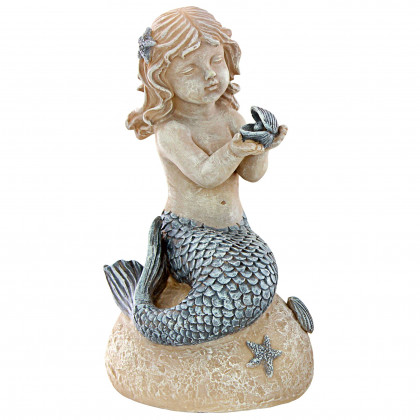Toscano - Jewels of the Deep Mermaid Girl Statue