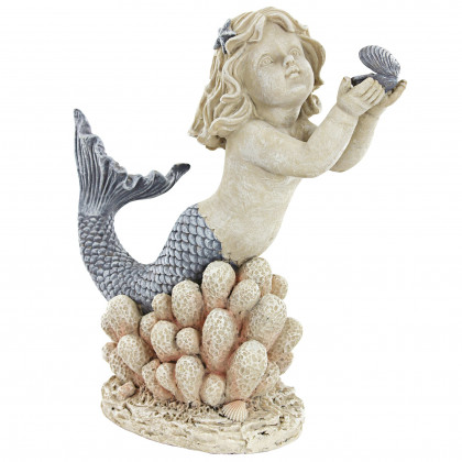 Toscano - Gifts from the Sea Mermaid with Shell Statue