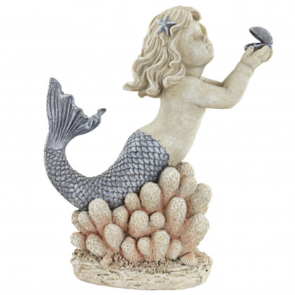 Toscano - Gifts from the Sea Mermaid with Shell Statue