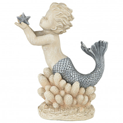 Toscano - Gifts from the Sea Merboy with Starfish Statue