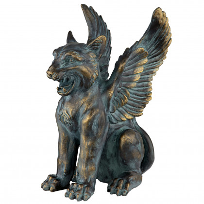 Toscano - Caesar’s Griffin Winged Lion Statue