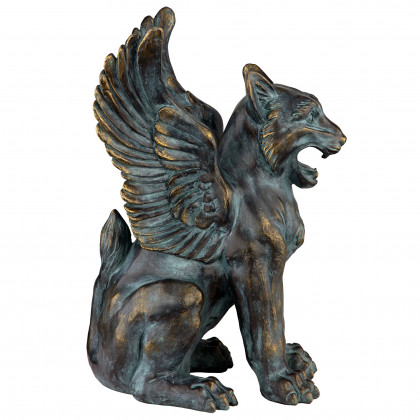 Toscano - Caesar’s Griffin Winged Lion Statue