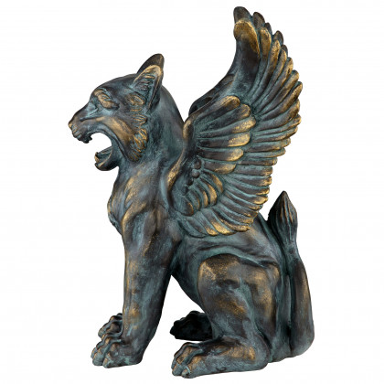 Toscano - Caesar’s Griffin Winged Lion Statue