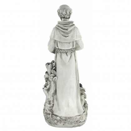 Toscano - Saint Francis Garden Reflection Pool Birdbath Statue