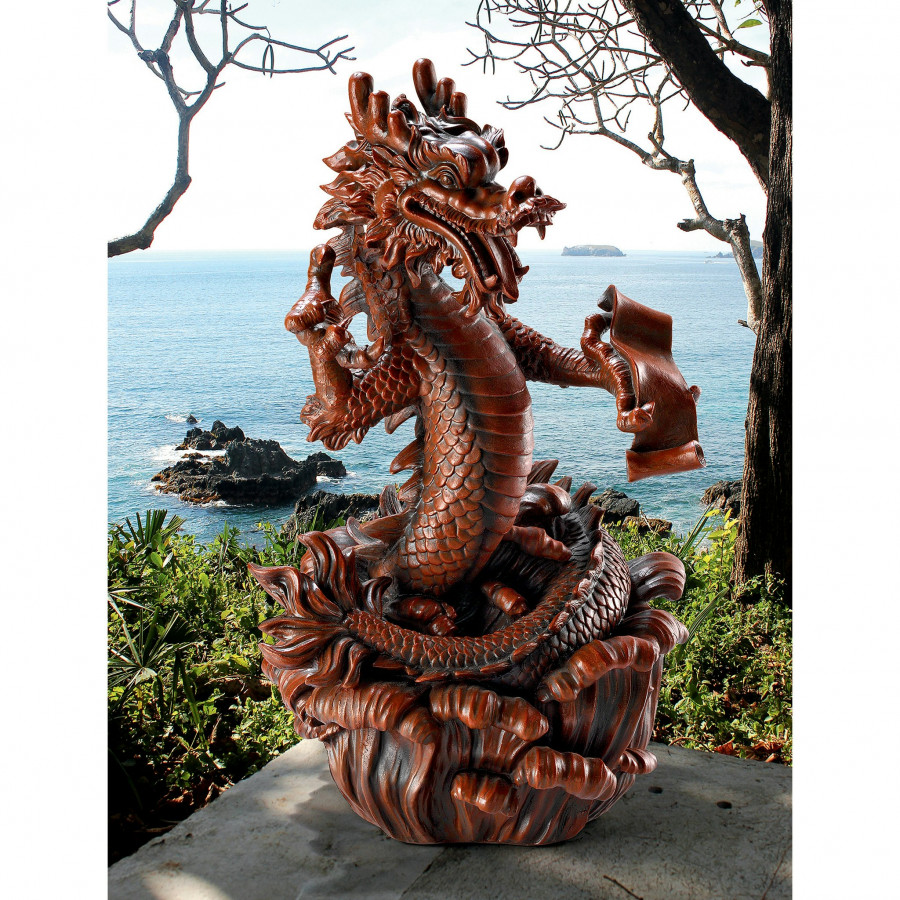Toscano - Dragon King of the Four Seas Statue