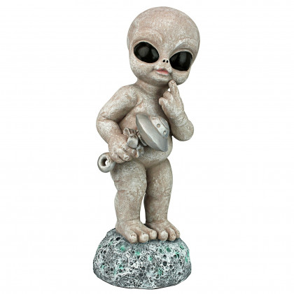 Toscano - Zeta the Toddler GrayRoswellian Baby Alien Statue