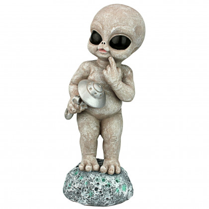 Toscano - Zeta the Toddler GrayRoswellian Baby Alien Statue