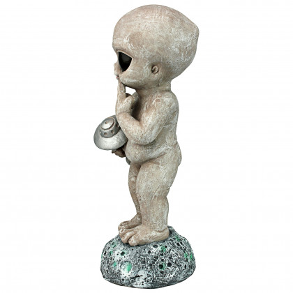 Toscano - Zeta the Toddler GrayRoswellian Baby Alien Statue