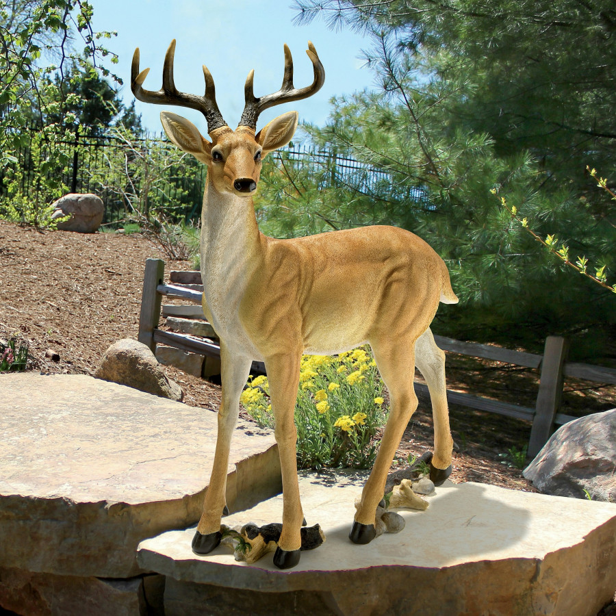 Toscano - Woodland Buck Deer Statue
