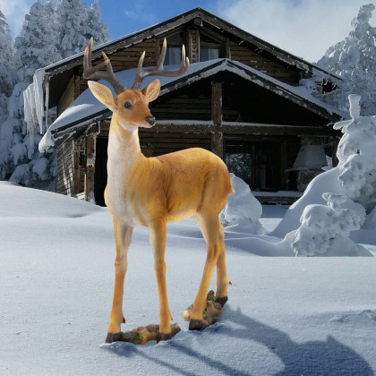 Toscano - Woodland Buck Deer Statue