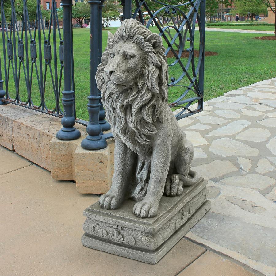 Toscano - Fouquet Royal Palace Sentinel Lion Statue