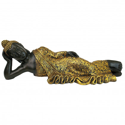 Toscano - The Golden Kiss Reclining Buddha Statue