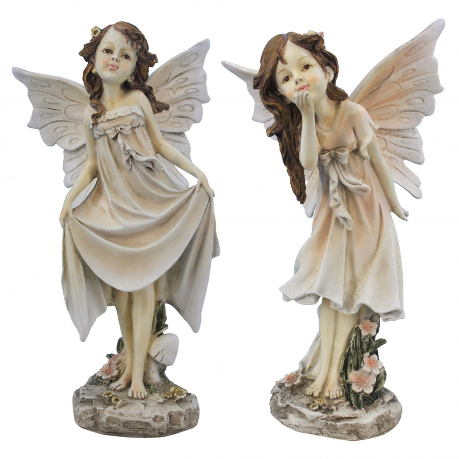 Toscano - Set of 2 Wildflower Meadows Fairies Garden Statues