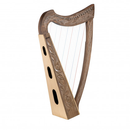 Toscano Celtic 22 String Heather Harp - Walnut