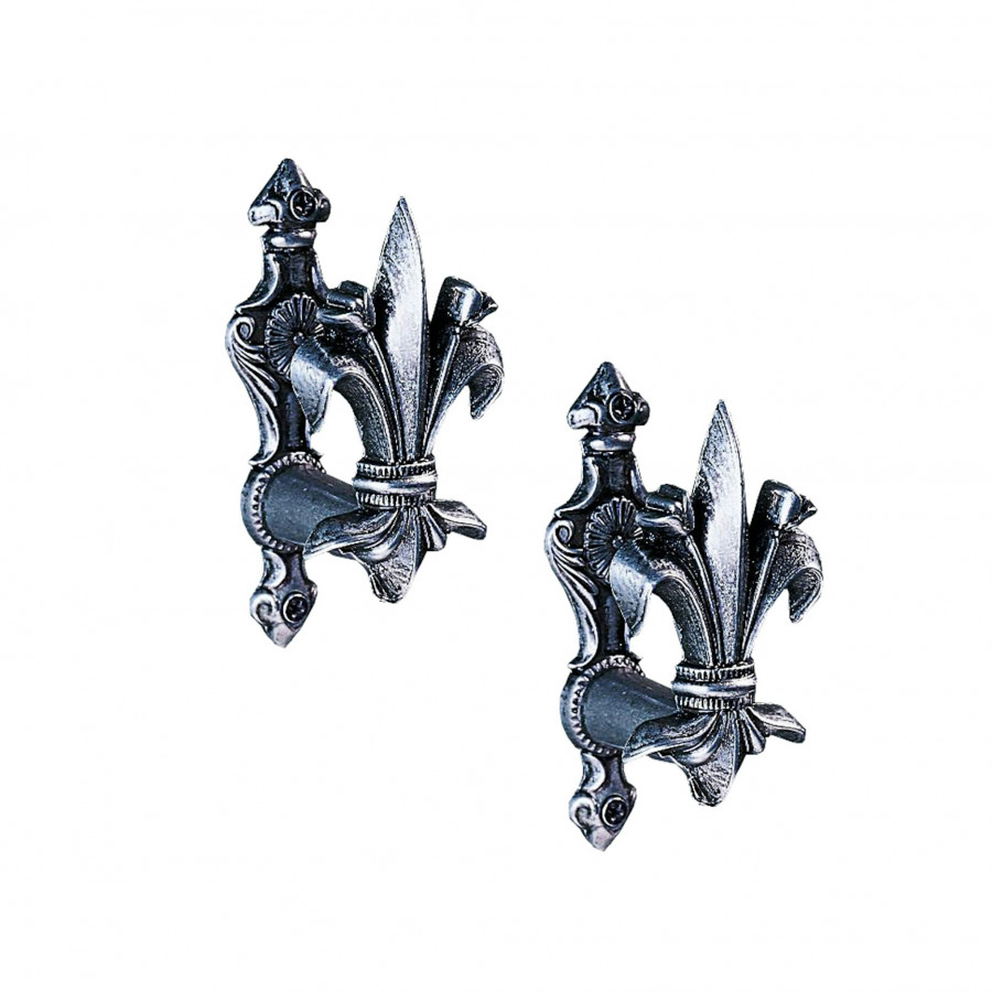 Toscano - Fleur-de-Lis Sword Hanger Set