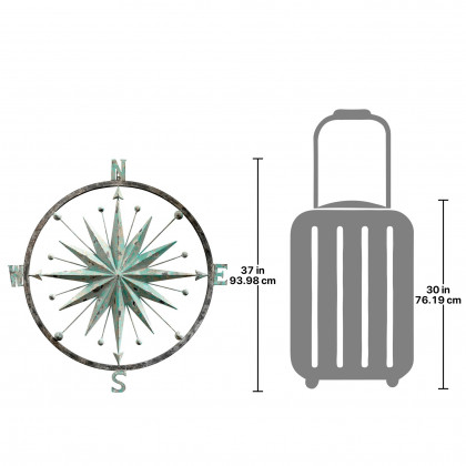 Toscano - Rose of the Winds Compass Rose Wall Sculpture