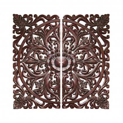 Toscano - Carved Rosette Architectural Wall Sculpture