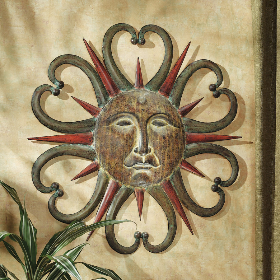 Toscano - Dance of the Sun Metal Wall Sculpture