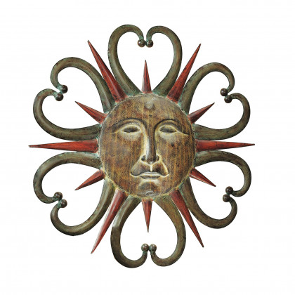 Toscano - Dance of the Sun Metal Wall Sculpture