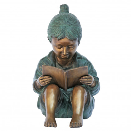 Toscano Story Book Garden Statue - Girl