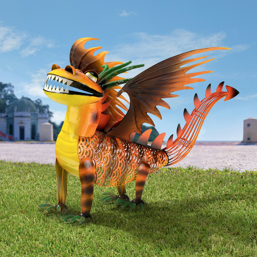 Toscano - Cheddar the Gothic Dragon Metal Statue