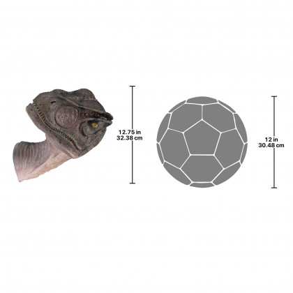 Toscano Giant Allosaurus Dinosaur Wall Trophy - Mouth Closed