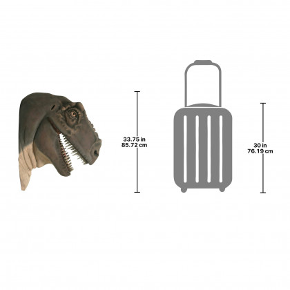 Toscano - Grand-Scale Tyrannosaurus Rex Dinosaur Wall Trophy
