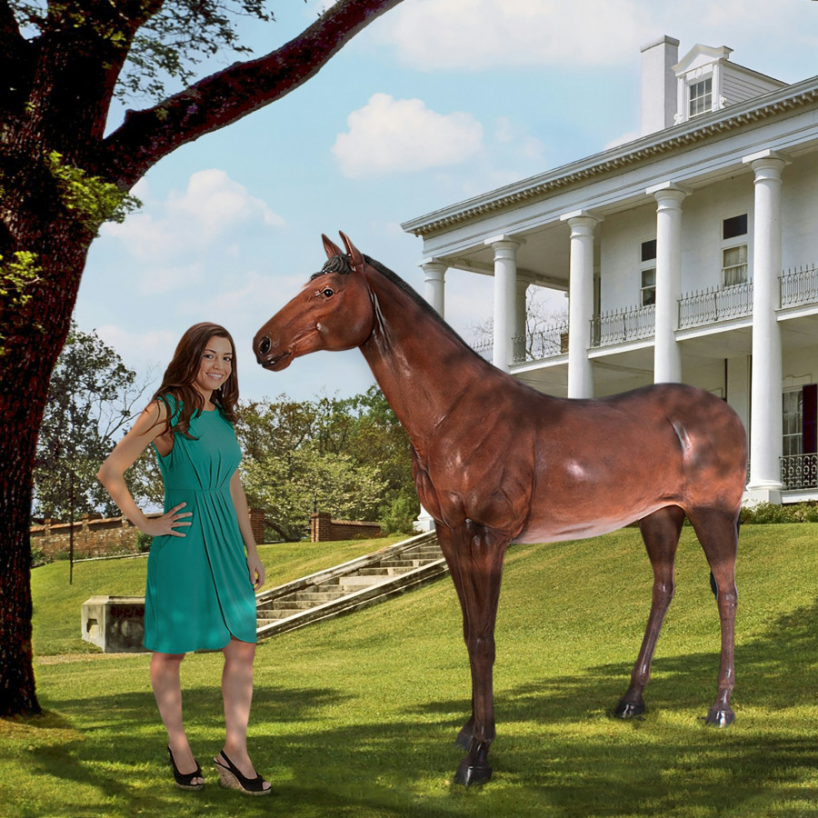 Toscano - Life-Size Quarter Horse Filly Statue