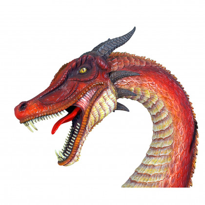 Toscano - The Red Welsh Dragon Giant Statue