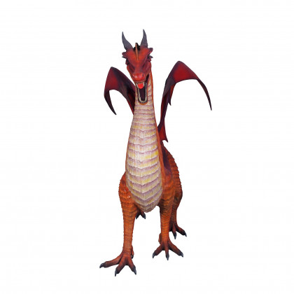 Toscano - The Red Welsh Dragon Giant Statue