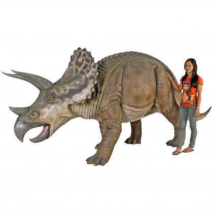 Toscano - Jurassic-Sized Triceratops Dinosaur Statue