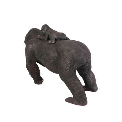 Toscano - The Lowland Gorillas Mother  Child Great Ape Statue