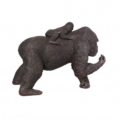 Toscano - The Lowland Gorillas Mother  Child Great Ape Statue