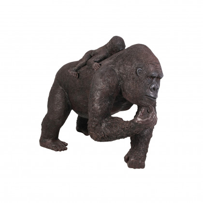 Toscano - The Lowland Gorillas Mother  Child Great Ape Statue