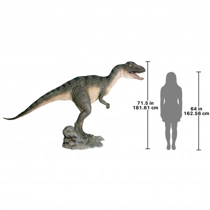 Toscano - Jurassic-Sized Attacking Allosaurus Dinosaur Statue