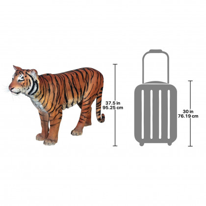 Toscano - Powerful Pounce Sumatran Tiger Statue