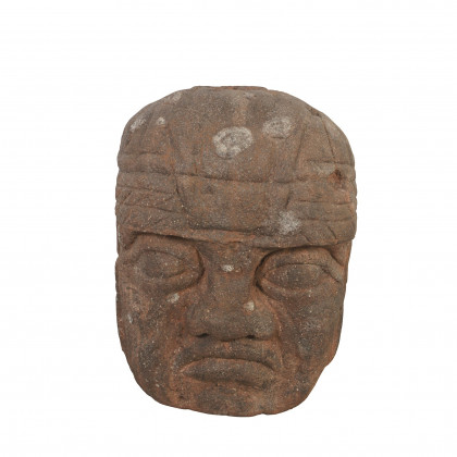 Toscano - Grand Megalithic Olmec Head Statue