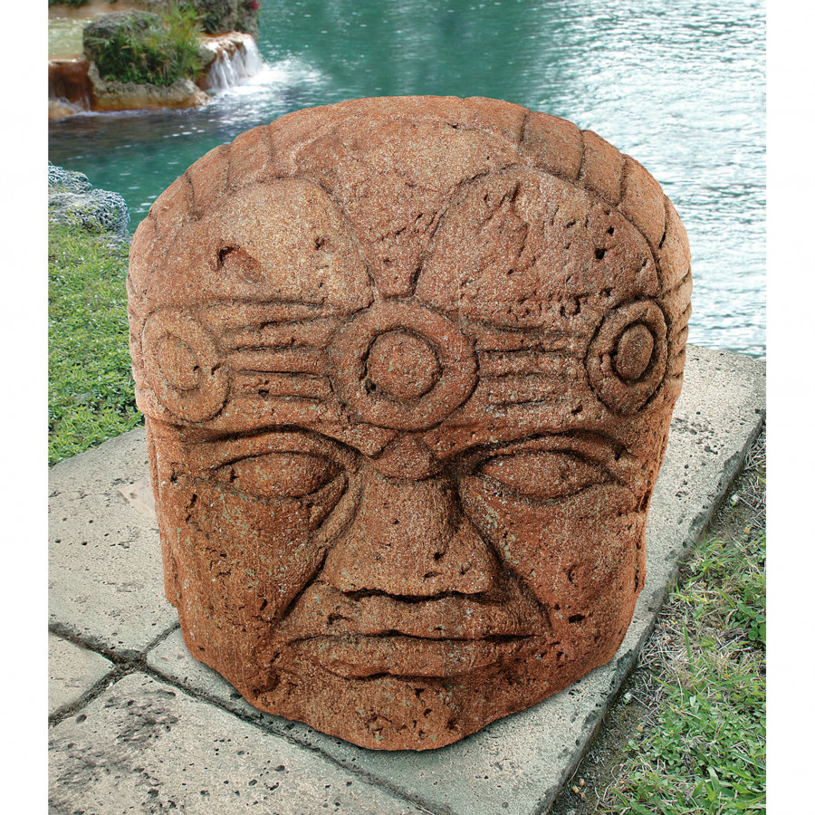 Toscano - Colossal Megalithic Olmec Head Statue