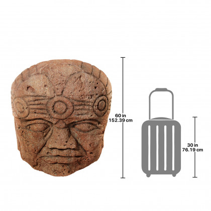 Toscano - Colossal Megalithic Olmec Head Statue