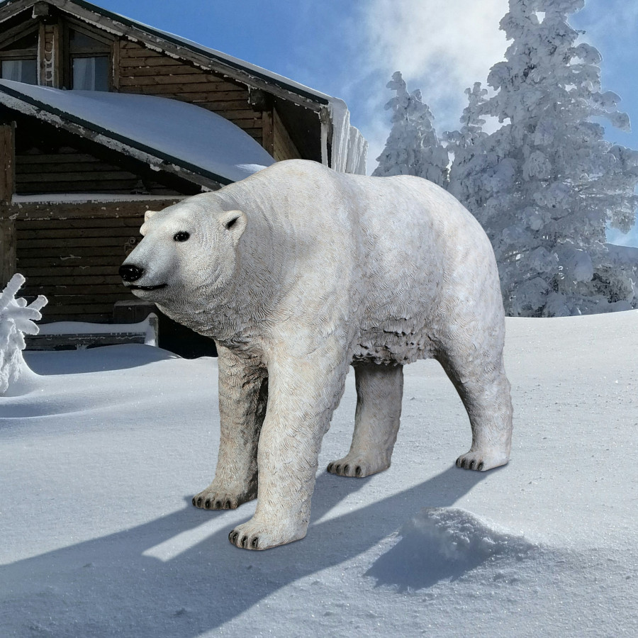 Toscano - The Polar Bear on the Prowl Statue