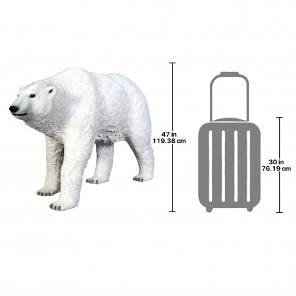 Toscano - The Polar Bear on the Prowl Statue