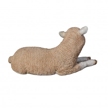 Toscano Merino Ewe Life-Size Lamb Statue - Resting