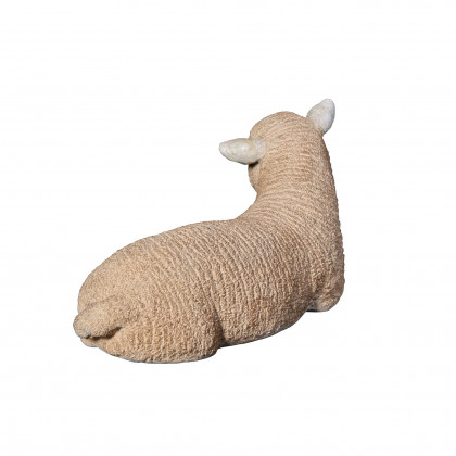Toscano Merino Ewe Life-Size Lamb Statue - Resting
