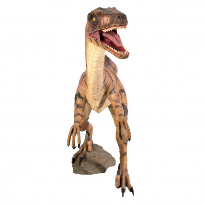 Toscano - Velociraptor Jurassic-sized Dinosaur Statue