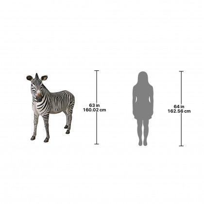 Toscano - Grand-Scale African Zebra Statue