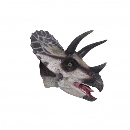 Toscano - Scaled Triceratops Dinosaur Wall Trophy