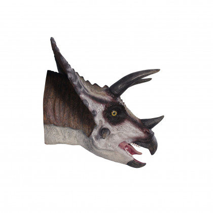 Toscano - Scaled Triceratops Dinosaur Wall Trophy