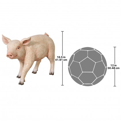 Toscano - Piglet PorkerBaby Hog Statue